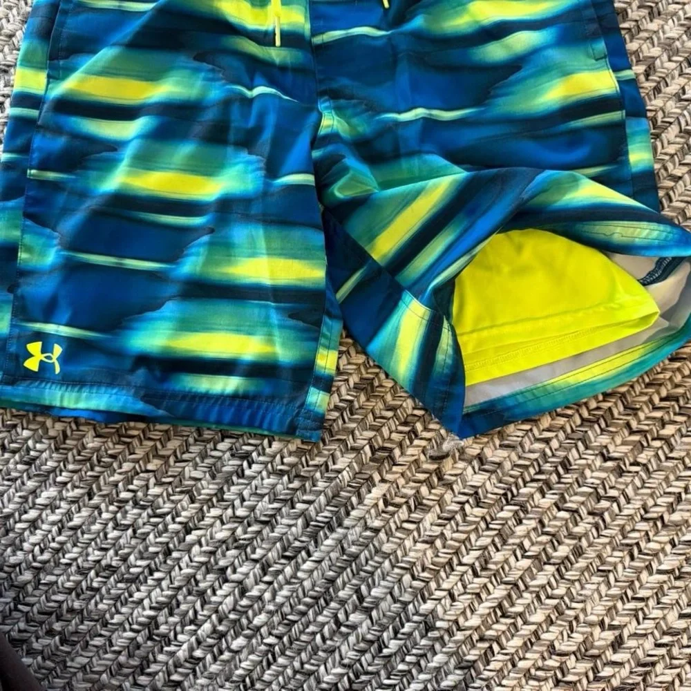 Under Armour Set of 3 Boy’s matching swim shorts trunks board shorts bundle - Picture 4 of 8